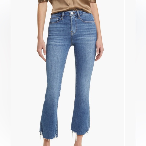 Frame Denim Denim - Frame Le Crop Mini Boot Kick Flare Denim Bootcut Blue Jeans 30